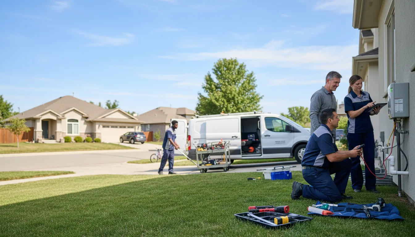 Tankless water heater service in Roscoe, PA